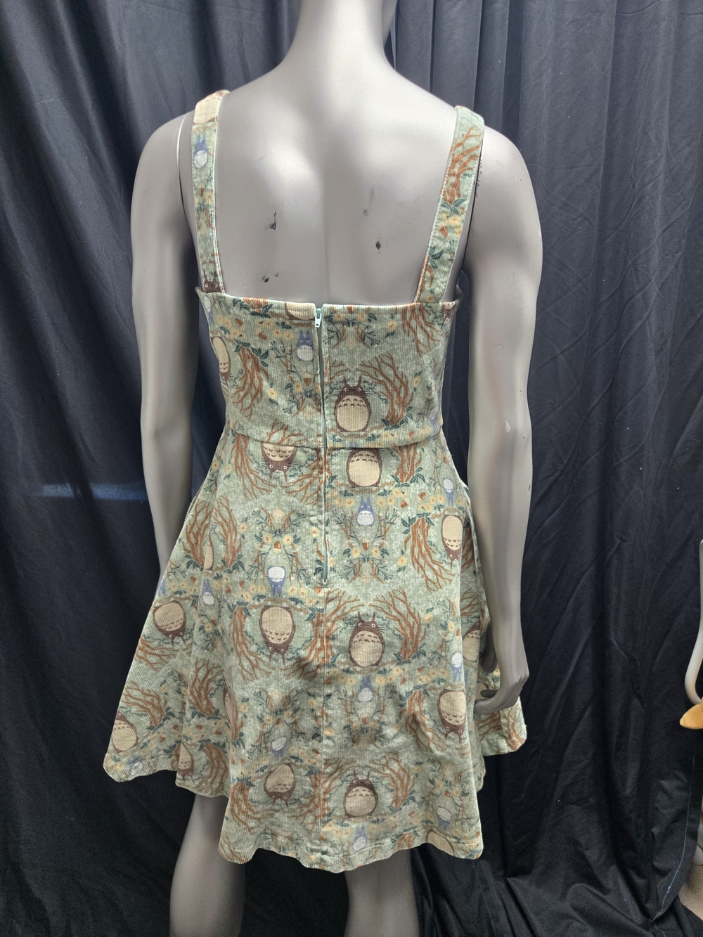 Her Universe Mint Green and Brown Totoro Print Mini Dress - Picture 2 of 3